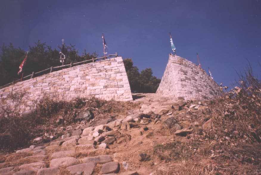 청풍 망월산성 전경
