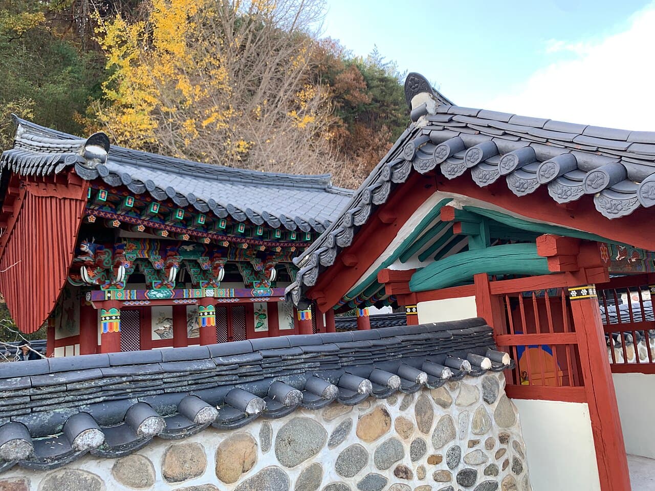산청 단계리 용담정사 전경