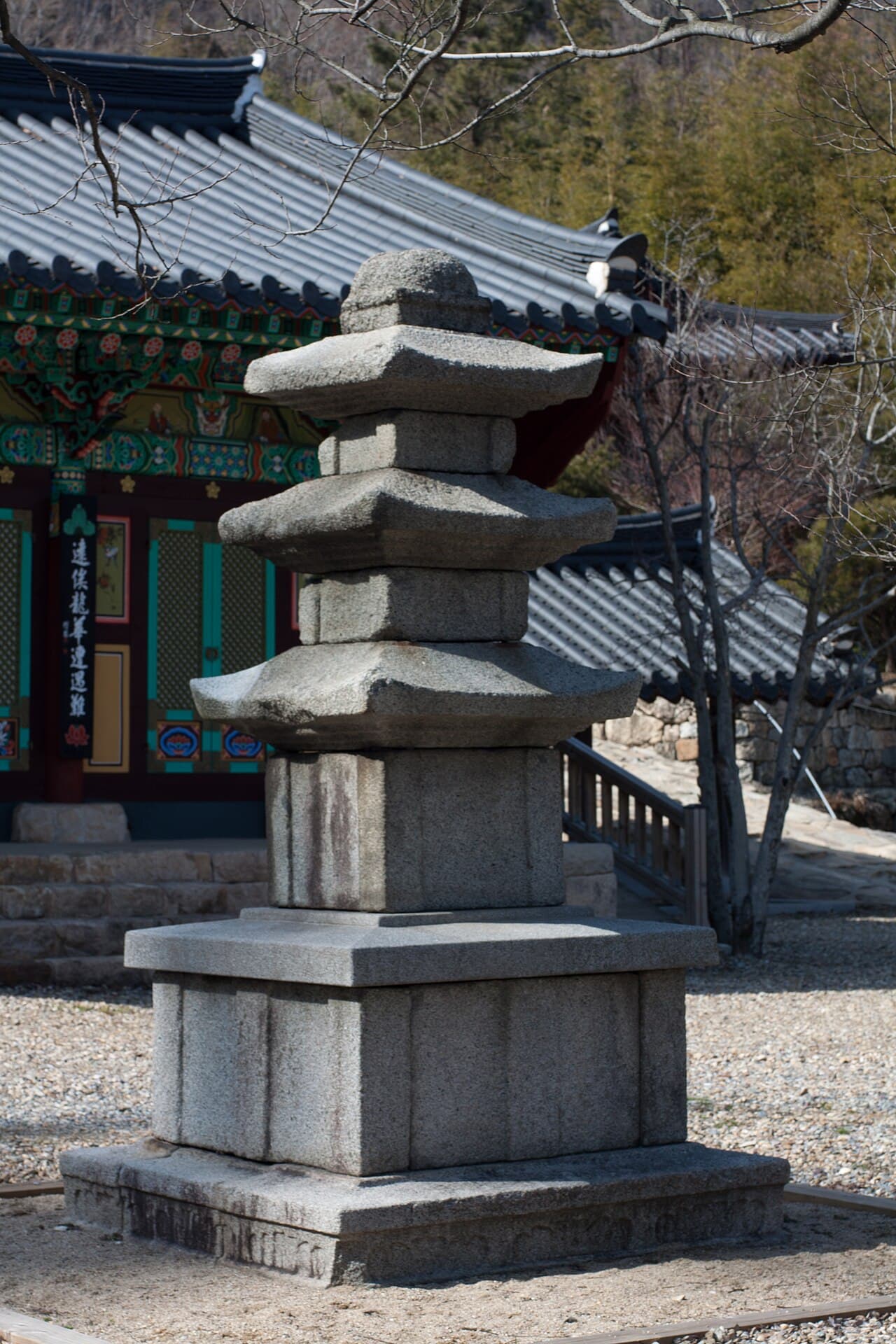 나주 북망문 밖 삼층석탑 전경